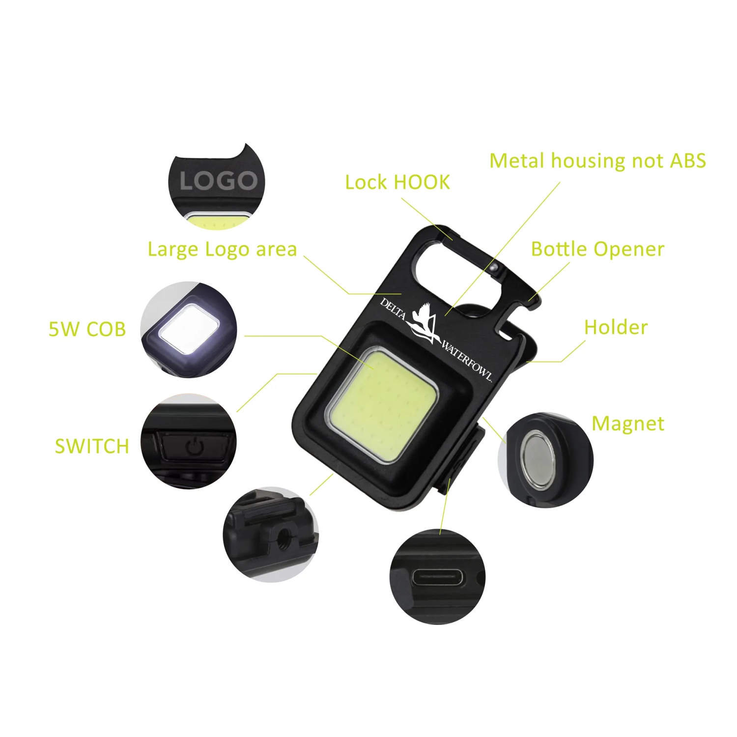 Led Video Light Clip LED Clip light rechargeable – Outdoor Marketing Products